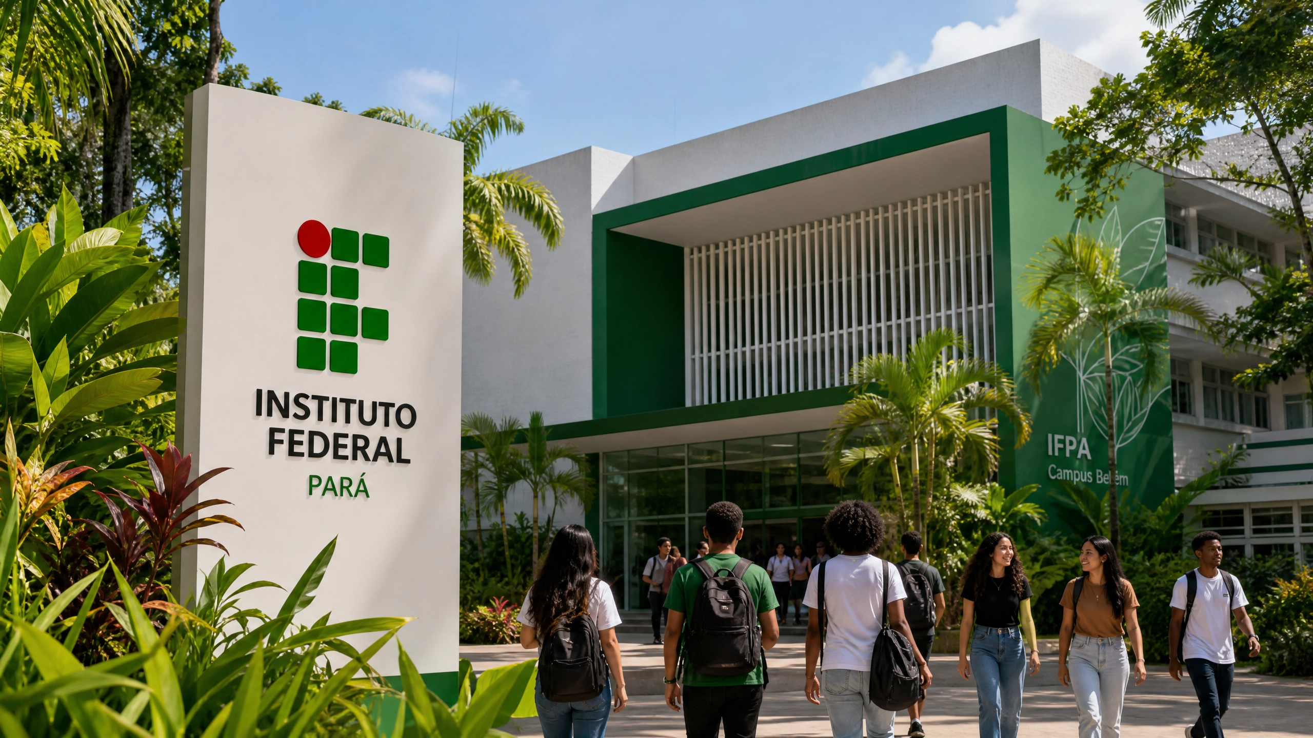 Estudantes no IFPA Conceição do Araguaia